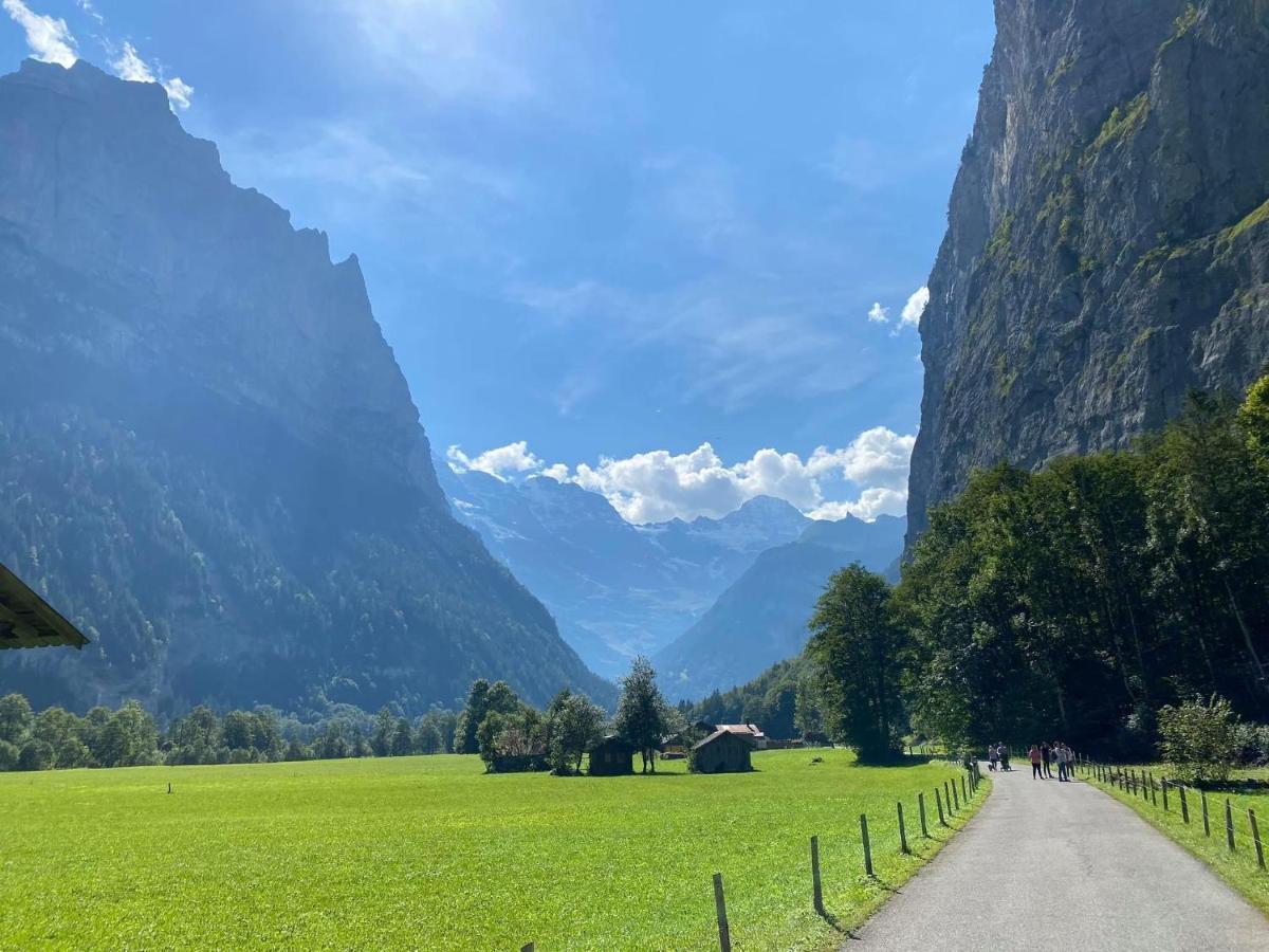 Ferienwohnung Talhaus Lauterbrunnen Ngoại thất bức ảnh