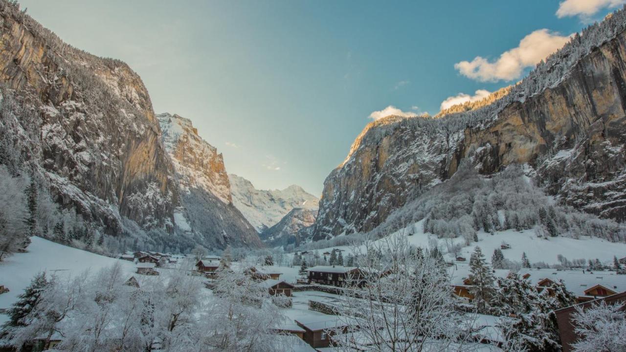 Ferienwohnung Talhaus Lauterbrunnen Ngoại thất bức ảnh