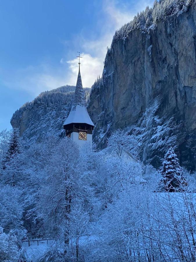 Ferienwohnung Talhaus Lauterbrunnen Ngoại thất bức ảnh